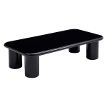 ΤΡΑΠΕΖΙ ΣΑΛΟΝΙΟΥ SOLNA HM18454.02 MDF ΣΕ GLOSSY ΜΑΥΡΟ 120x60x31Υεκ