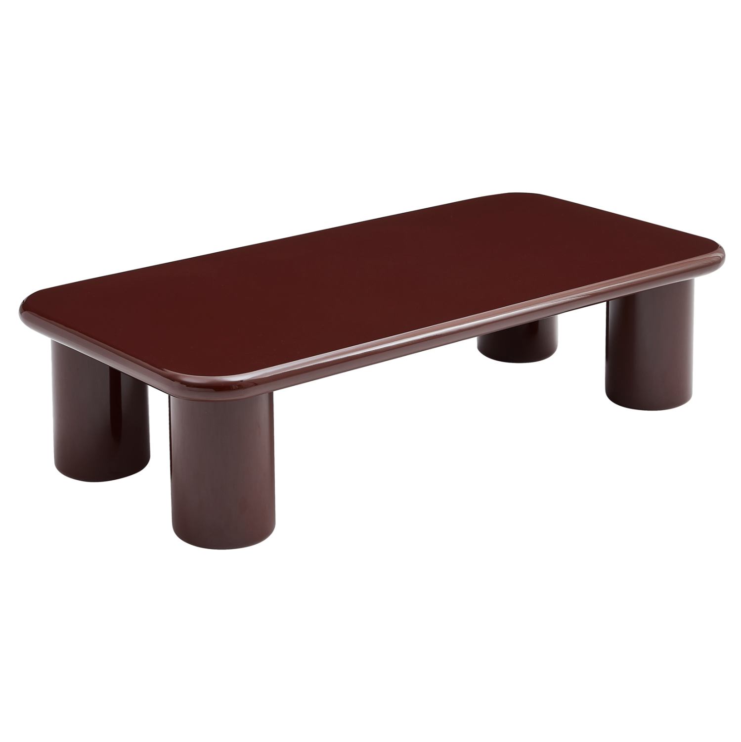 trapezi-salonioy-fb91845406-mdf-se-gloss ΤΡΑΠΕΖΙ ΣΑΛΟΝΙΟΥ SOLNA HM18454.06 MDF ΣΕ GLOSSY ΚΟΚΚΙΝΟ 120x60x31Υεκ - Image 1